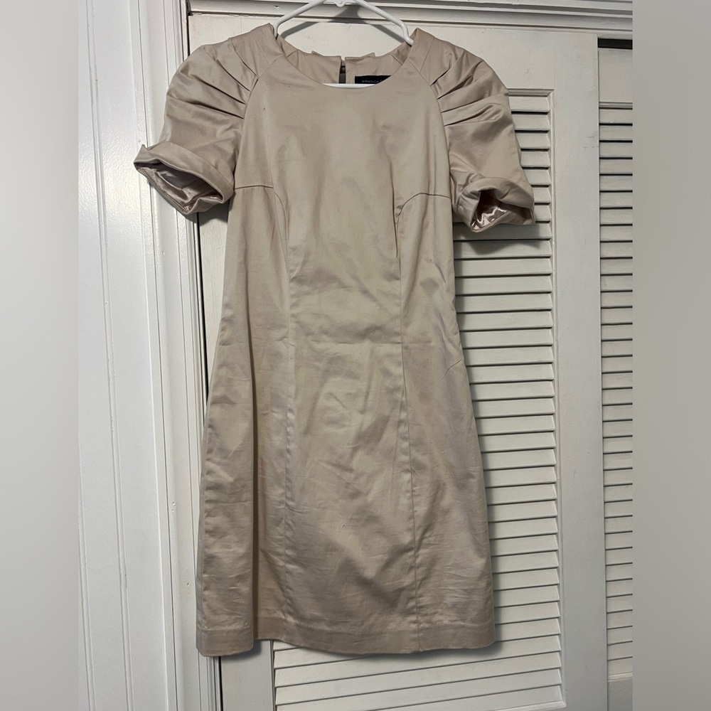 French Connection beige dress
